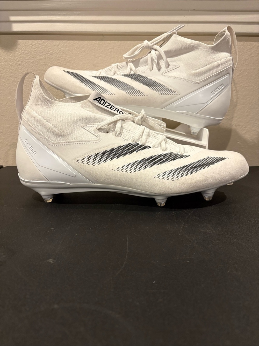 Adidas SM Adizero Impact + Detachable  Football Cleats IH7424 White Mens Sz 15